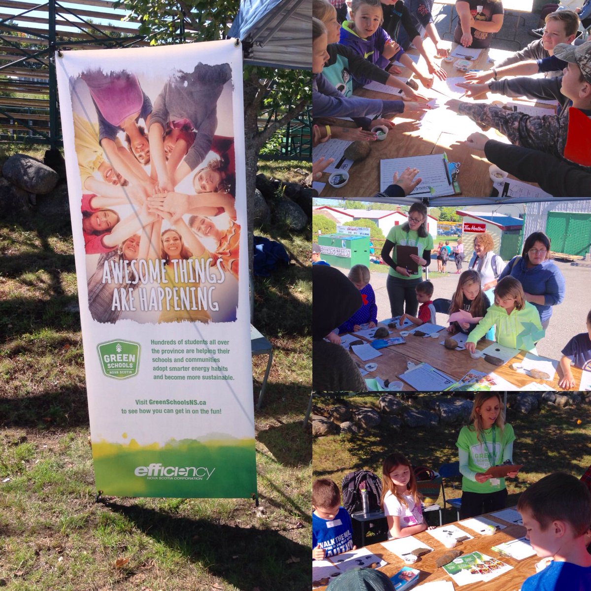 GreenSchools_NS's tweet photo. Lots of #students @SouthShoreRSB engaging in #WasteLess #energy &amp; @efficiencyns activities @GrowingGreenNS today! https://t.co/q3TqG3ZNor