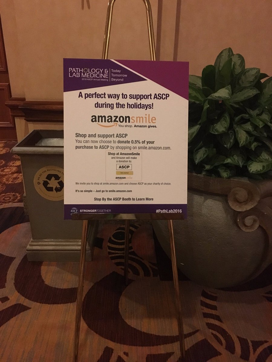 ASCP_Chicago's tweet image. At #PathLab2016, we launched a new way you can support ASCP when you shop! smile.amazon.com #strongertogether