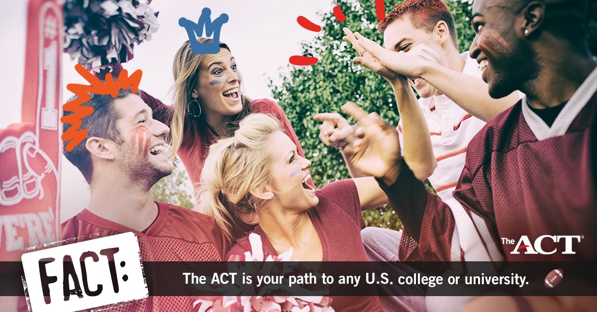 ACT's tweet photo. Next Friday is the last day to register for the October 22 ACT. Register now: https://t.co/Jly0SgT6XA https://t.co/xNc2rKVLHz