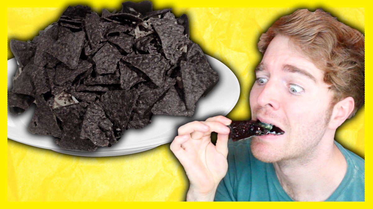shanedawson's tweet photo. NEW VID!! **BLACK NACHOS** https://t.co/oWH6qt4zSu RT ? :) https://t.co/wF9pDO3ey4