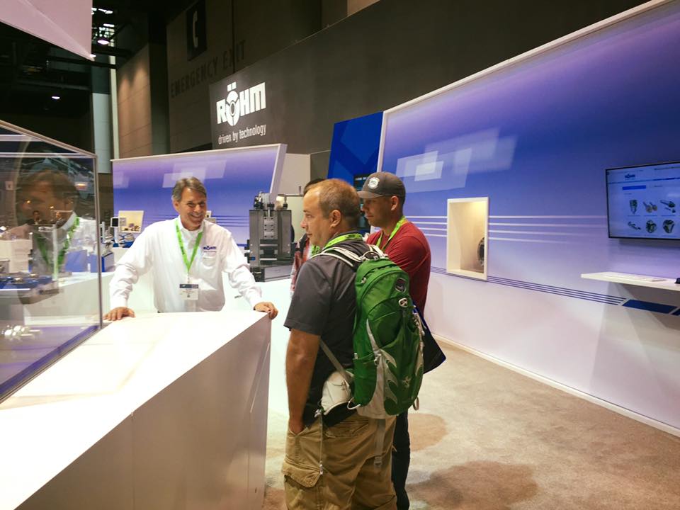 RohmUSA's tweet photo. Most know Ben by his pleasant, southern voice for the past 26 yrs.  Stop by &amp; say hi to Ben! #IMTS #Booth2528 https://t.co/be5ZiGLqyt