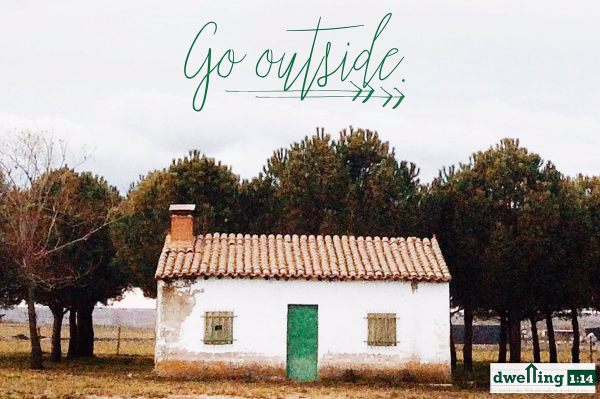 dwelling114_'s tweet photo. You know where your neighbors probably arent? In your house.
But they might be outside theirs. #gooutside #joinJesus https://t.co/TMEXB2gEFk