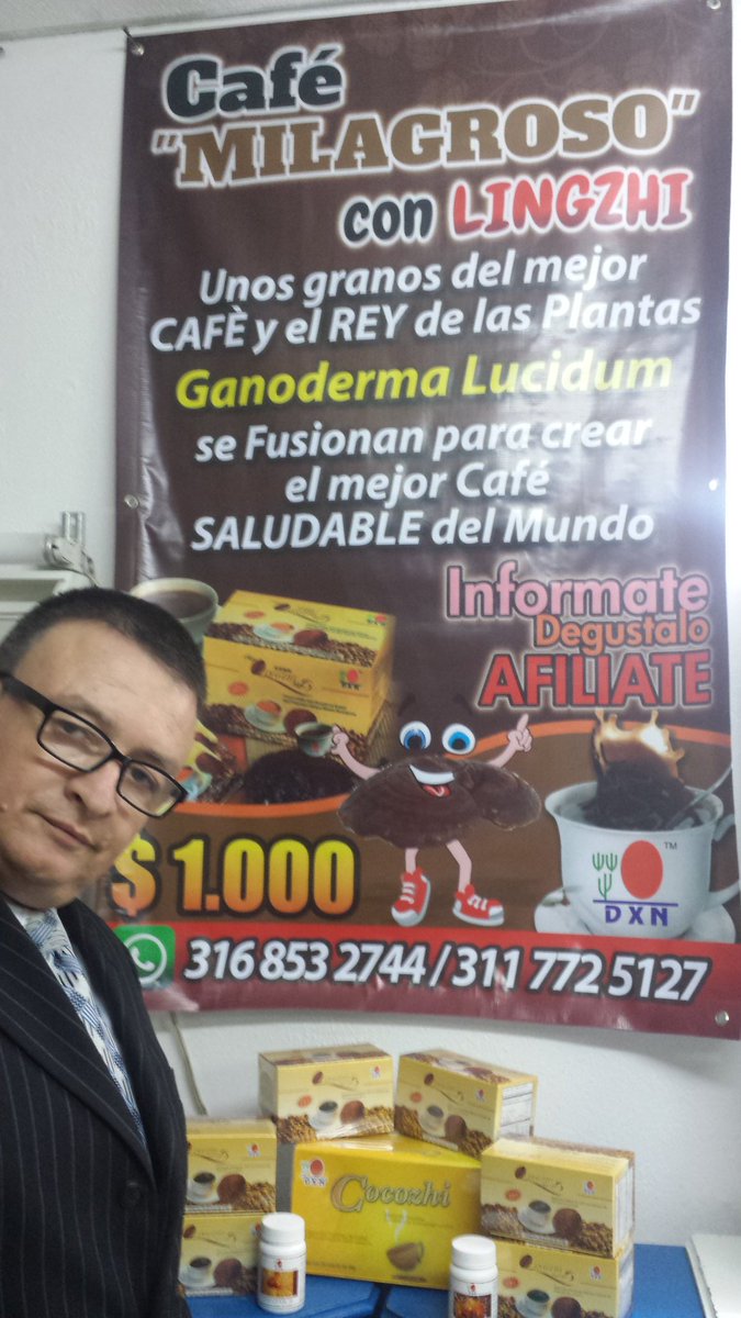 LID_EXITOSOS's tweet image. El mejor café  con Ganoderma Lucidum.