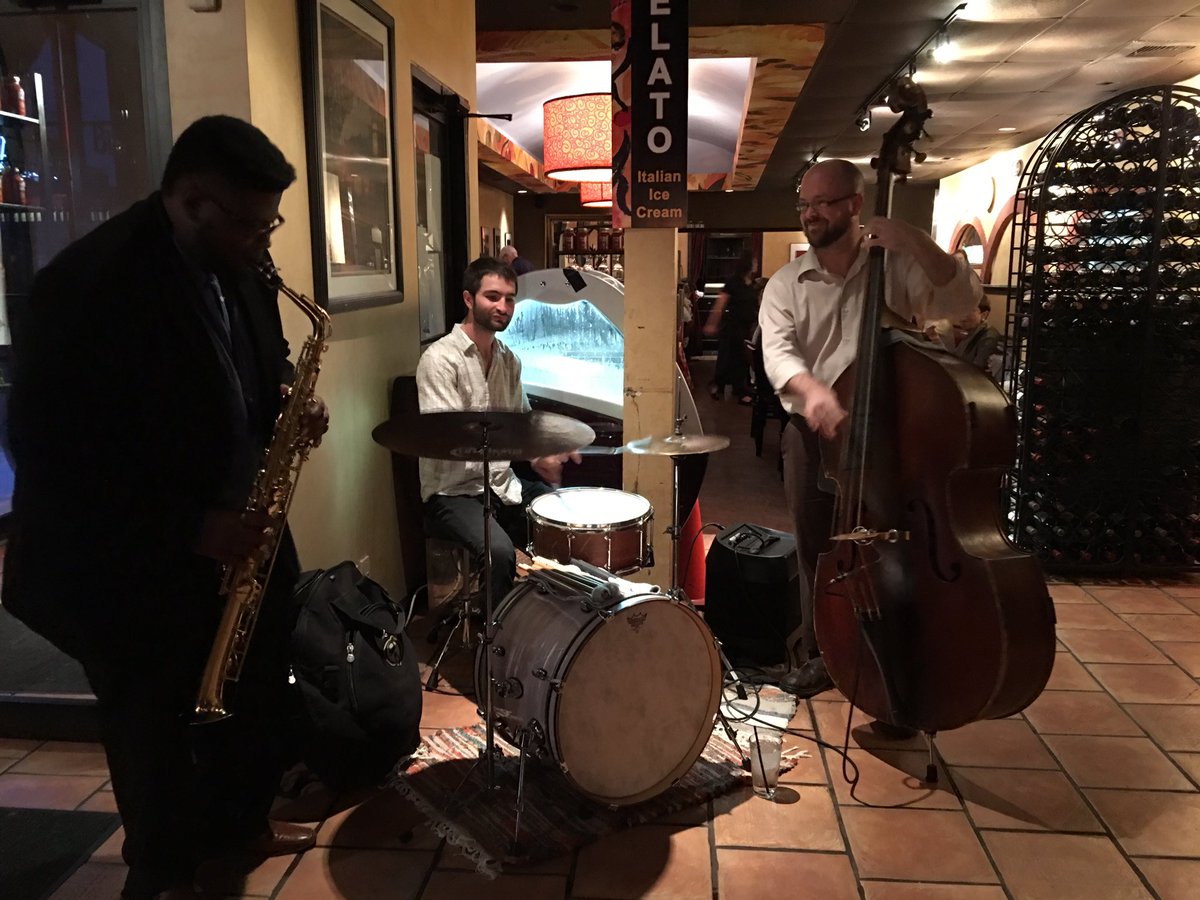 VitosStLouis's tweet photo. Bob Deboo Trio is adding a beautiful ambiance to tonight's dining experience! Come by and enjoy @Maifestival. https://t.co/98gHVDEubj