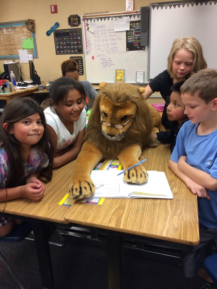 Congrats to Mrs.Plessinger's class for having the highest attendance percentage for August! #attendance=learning