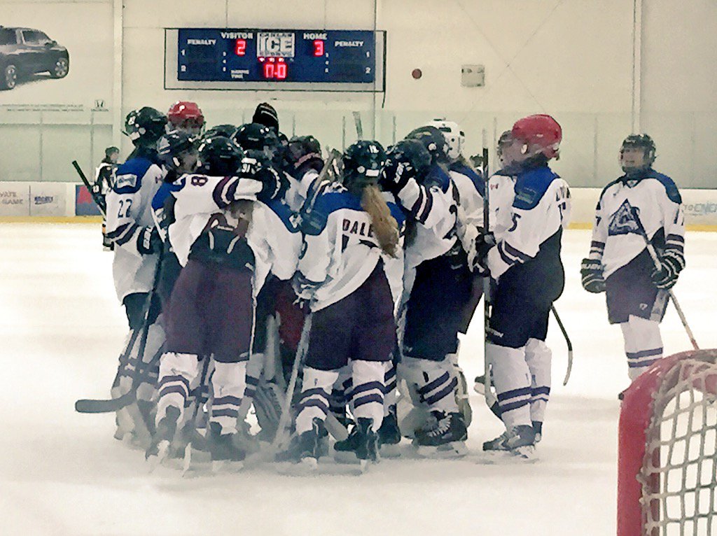 AvsMidgetBB's tweet photo. And that's a 3-2 win in the first game of the @OakvilleHornets Harvest Classic! #rearUp #goAvsGo https://t.co/dqqpeCiQMk