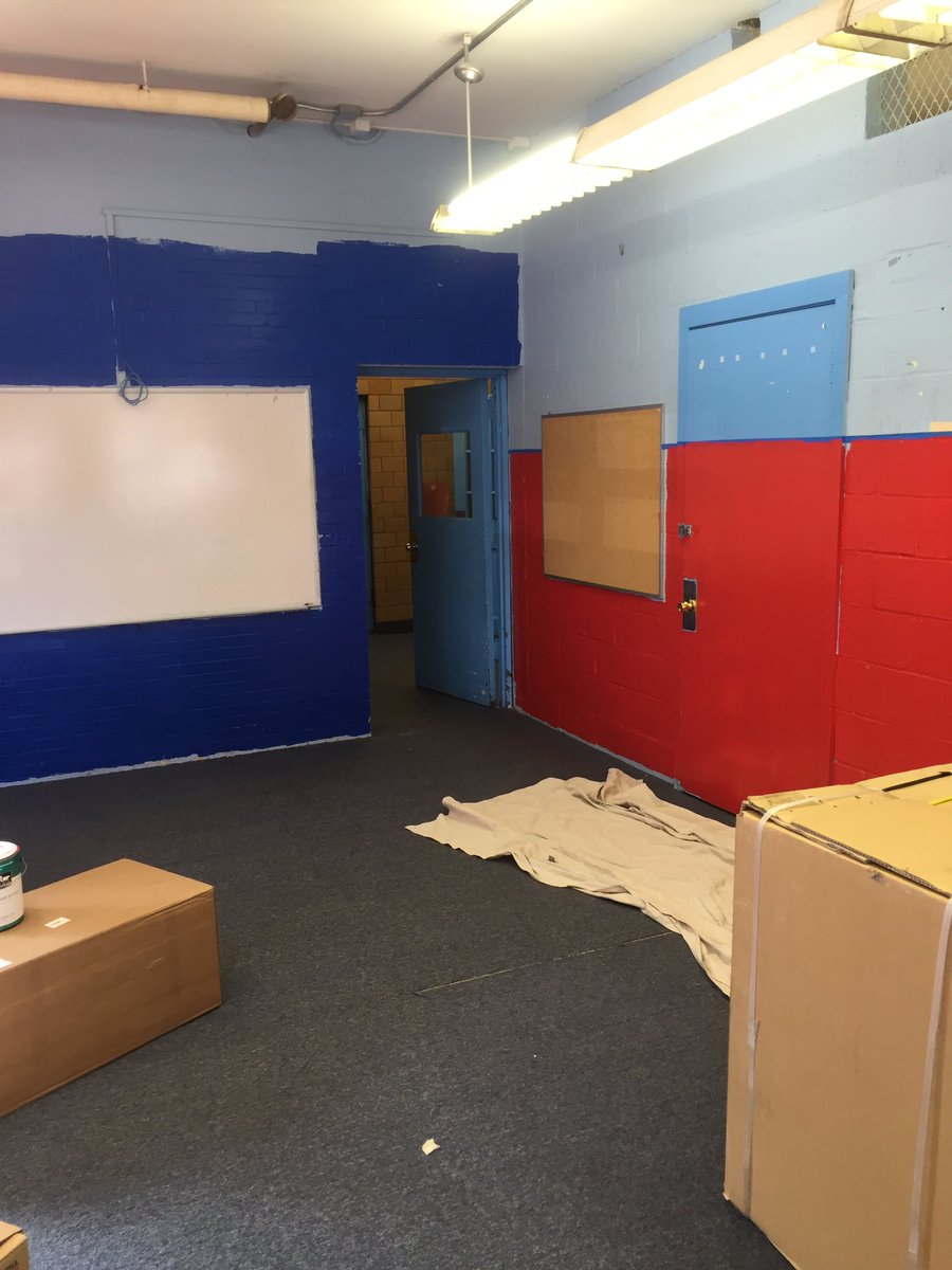 SPSHealth_PE's tweet photo. The first thing that the future home of the NWFC fitness room needs is a little red and blue! https://t.co/fZ2CgxfWHR