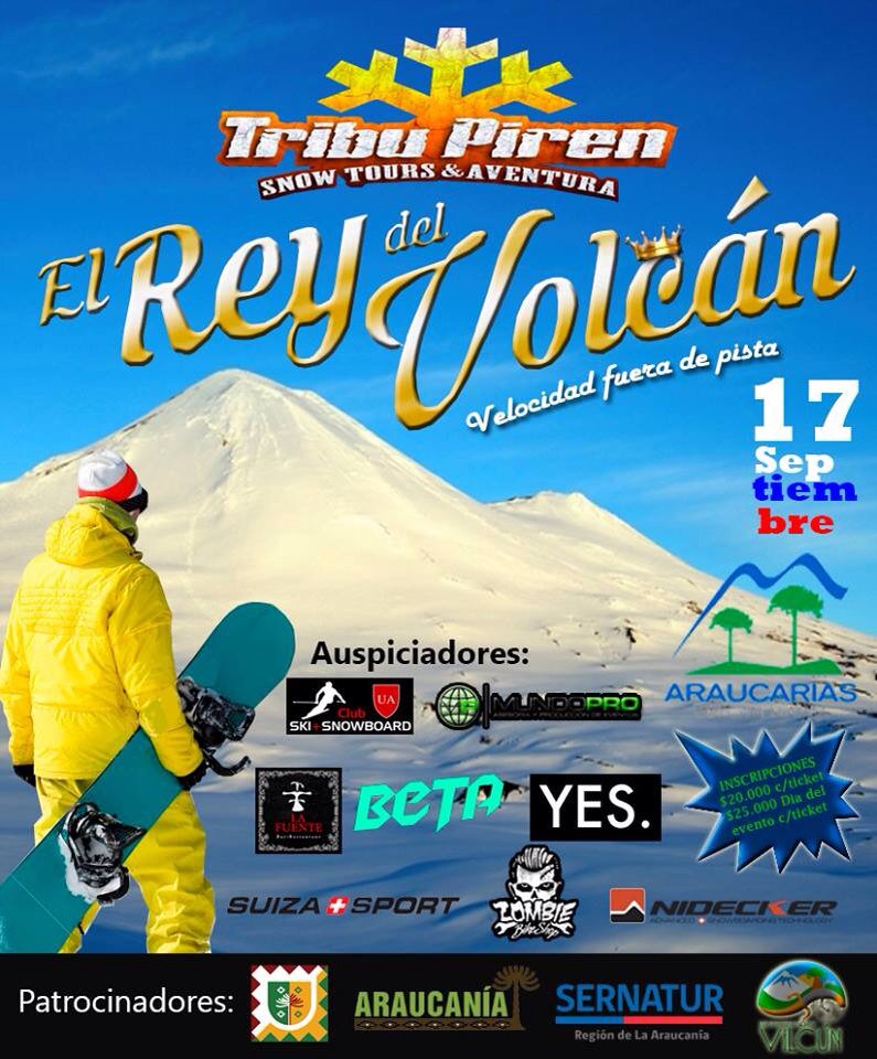 NaturalVilcun's tweet photo. Debido a condiciones climáticas desfavorables, la competencia El Rey del Volcán se realizará el 18 de septiembre!! https://t.co/1h05GgLwgK