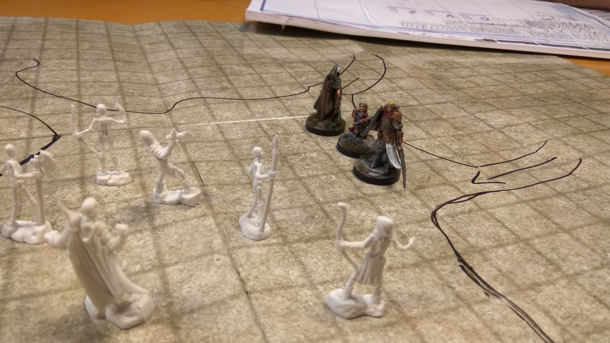 lucamaistro's tweet photo. We tried to negotiate... A fair fight! #pathfinder #PartyBard #paladin #ranger #dnd @reapermini @paizo #diceshaming https://t.co/6rIiZSSbQx