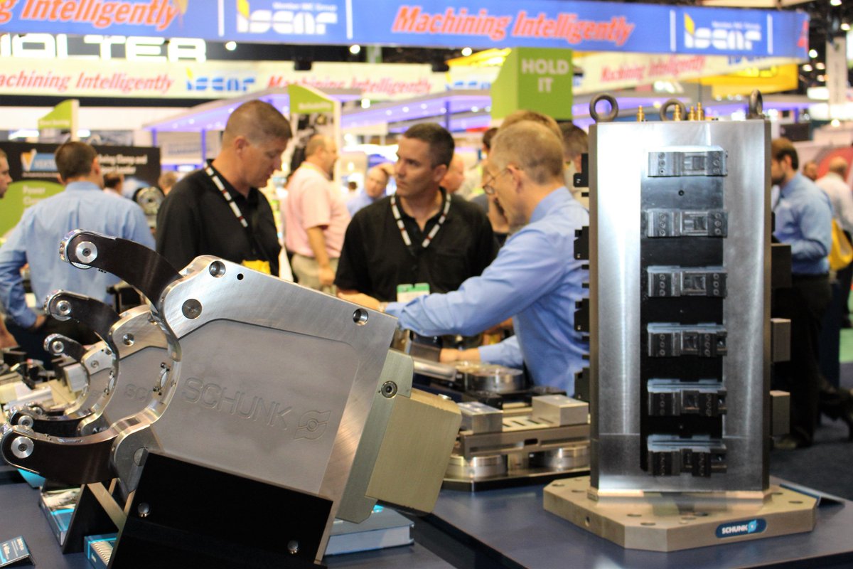 SCHUNKInc's tweet image. #IMTS2016 what a show so far! Join us in W-2000 to see how SCHUNK can help with your manufacturing challenges