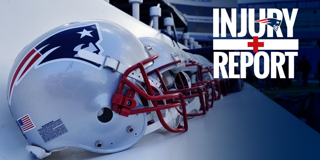 New England Patriots On Twitter Patriots Friday Injury Report Game Statuses Https T Co Ytzyglmmq8