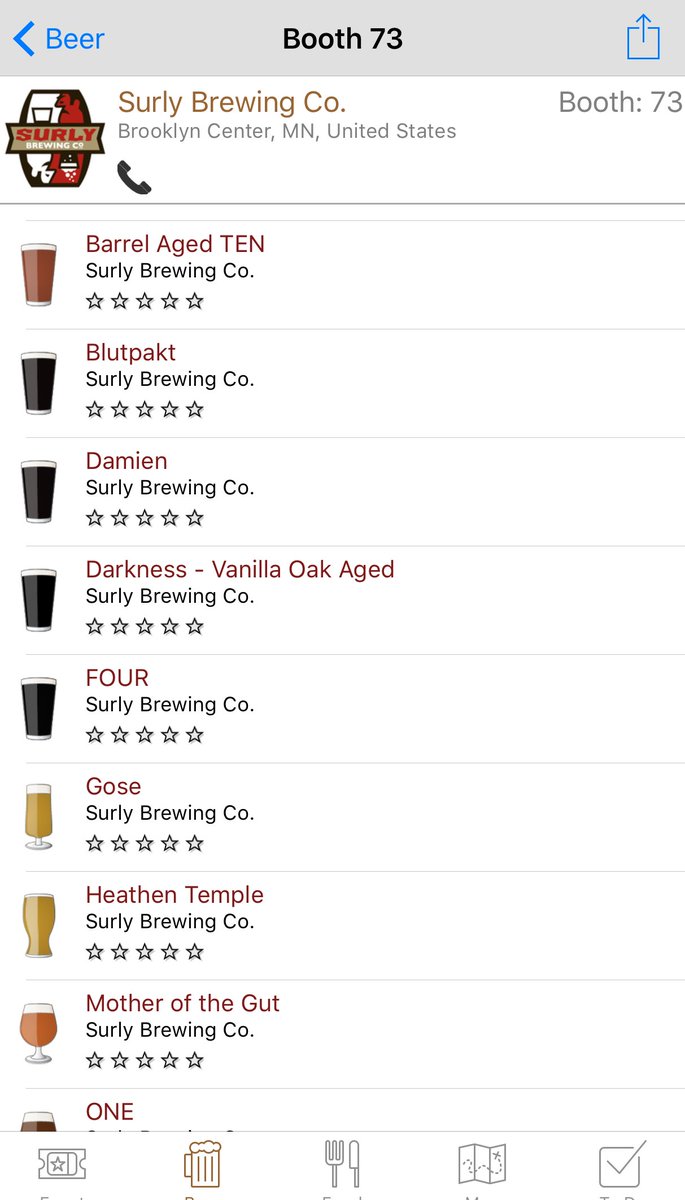 surlybrewing's tweet photo. Find out what we're slingin' @mncraftbrew #ABR TOMORROW w/the free app avail. in app stores https://t.co/riVe4yYNkp https://t.co/vGz7n5GlLf