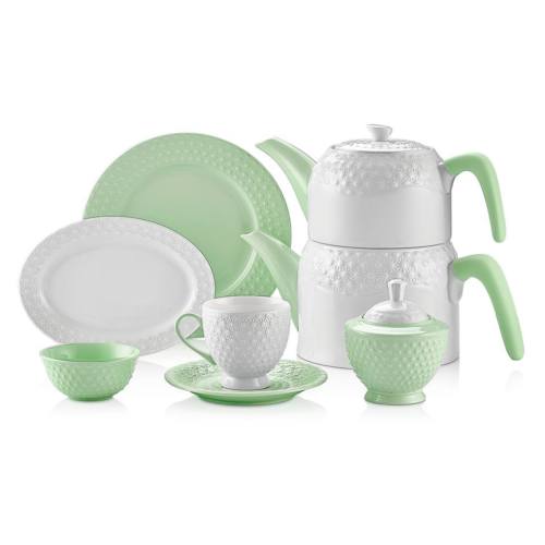 Schafer Eden Collection 34 Parça Kahvaltı Takımı Yeşil bit.ly/2cdiMhm