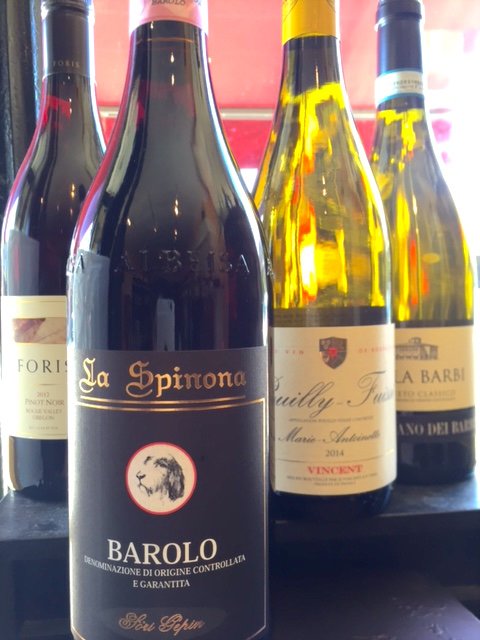 Frederick Wildman tasting in the shop this evening 6-8: 2003 Barolo, Oregon Pinot, Pouilly-Fuissé &amp; an Orvieto!