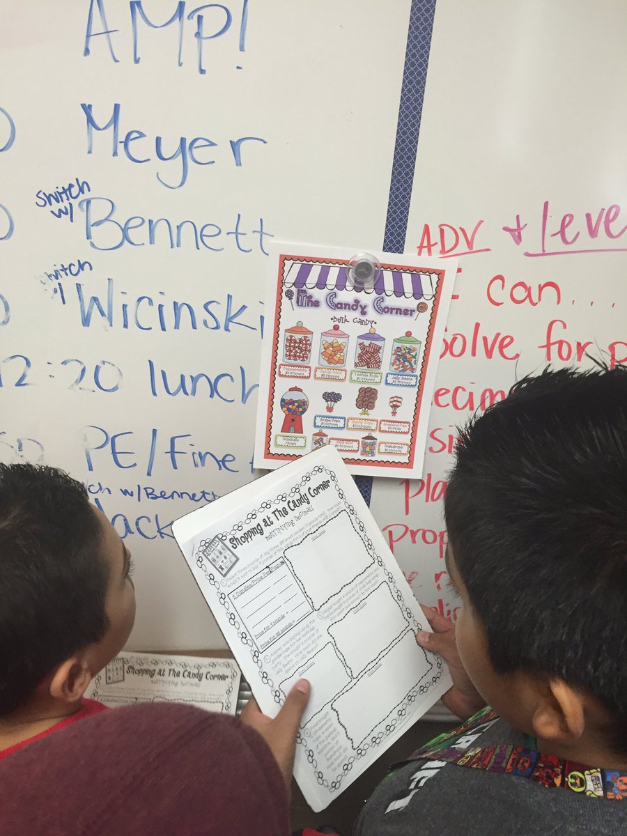 MeyerMathletes's tweet photo. Multiplying decimals using standard algorithm with some Snack Shack and Candy Corner fun! @bozmanbroncos https://t.co/Yuw7gUHLE7