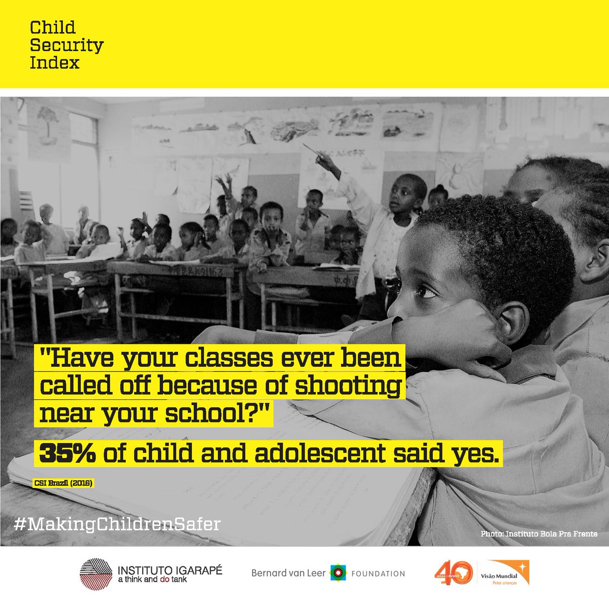 igarape_org's tweet photo. To build a safer future, we need to hear what children are saying. #MakingChildrenSafer https://t.co/Uf9UedDDxK