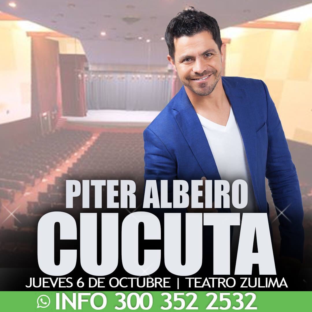 yangorodriguezb's tweet photo. Últimas boletas para ver a @PITERALBEIRO este jueves 6 de octubre en #Cúcuta https://t.co/eJlXNAxlOV
