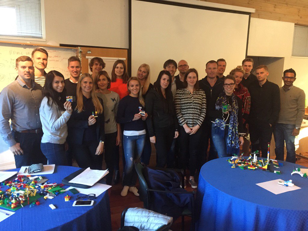 markorillo's tweet photo. Did some #LegoSeriousPlay and #strategy today with the master students of @EBSestonia at #Roosta #BootCamp https://t.co/jhbmCd6d7Z
