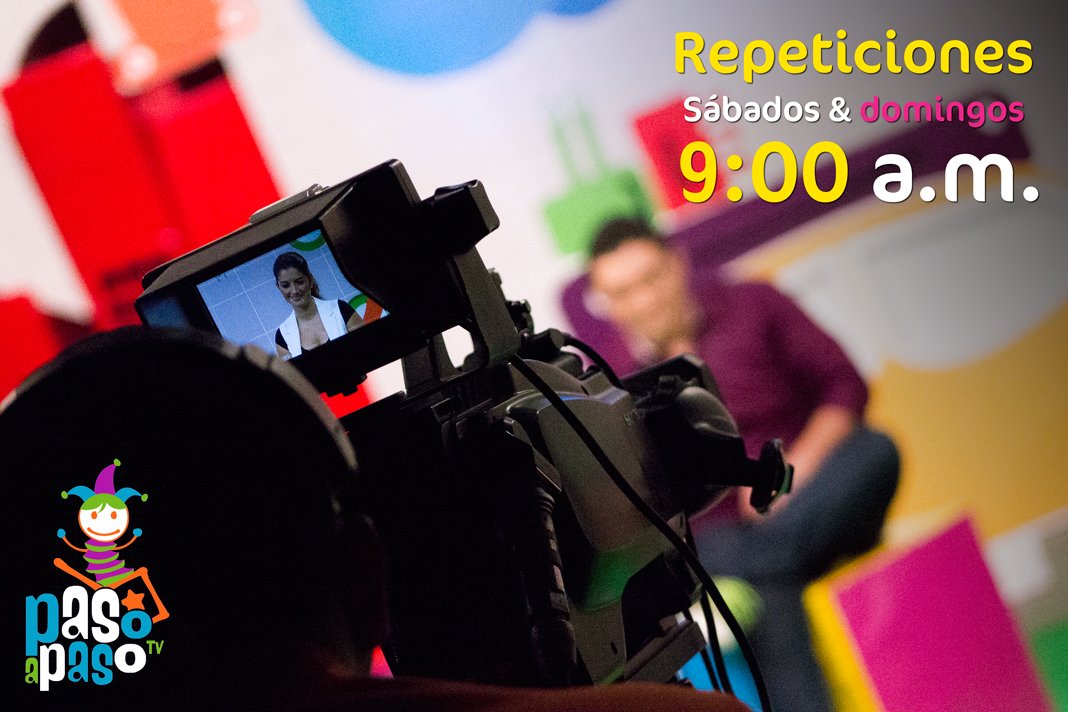 Ahora también puedes disfrutar de #PasoAPasoTV los domingos, repetición a las 9:00 a.m. <a href="/molokli/">Mónica Londoño K.</a> <a href="/Leomusicayhumor/">♫Leo Jiménez♬</a>