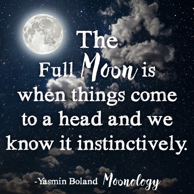 It's a full moon tonight: the perfect time to let go of negative energy and trauma. Via <a href="/yasminboland/">Yasmin Boland</a>  #Moonology