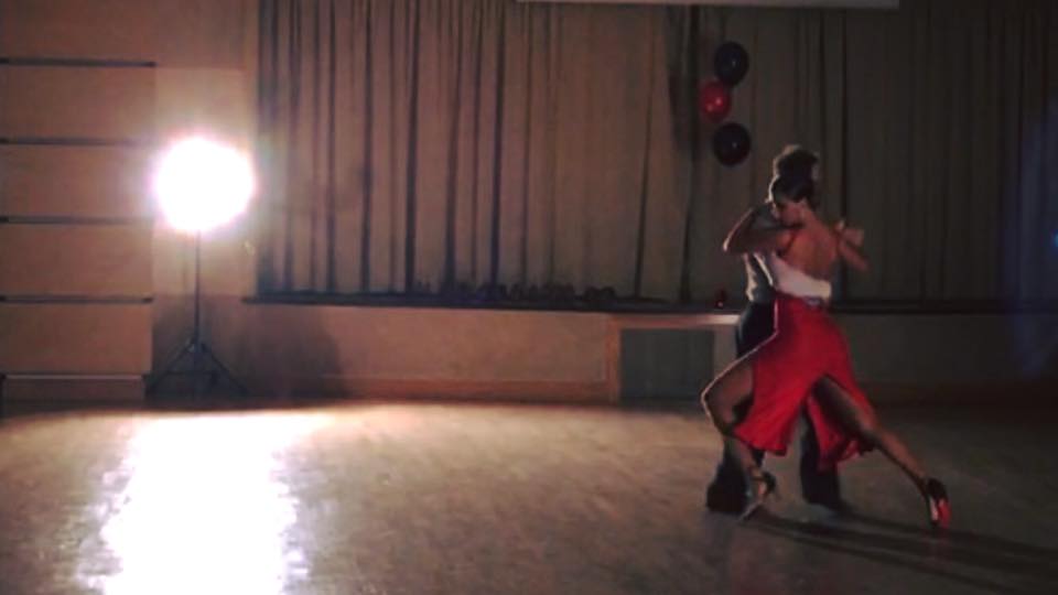 JJDanceStudios's tweet photo. One of the students with a teacher performing their Tango Showcase. #tango #dance #ballrooom #strictly #beckenham https://t.co/QRTE34Bh81