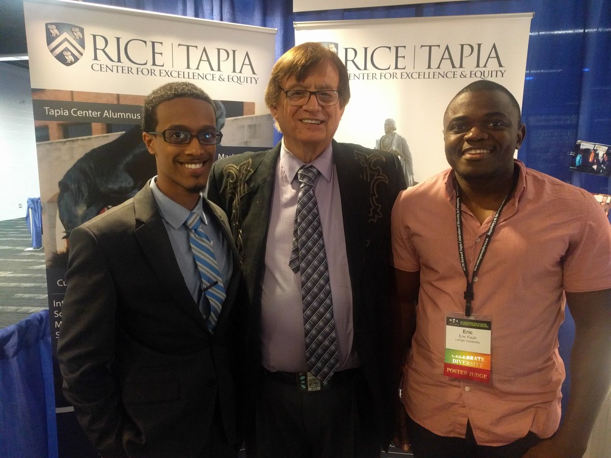 ericfouh's tweet photo. @lehighengineers, @LU_NSBE  with Dr Tapia  @ #Tapia2016 @Tapia_con https://t.co/9HApBEPMb7