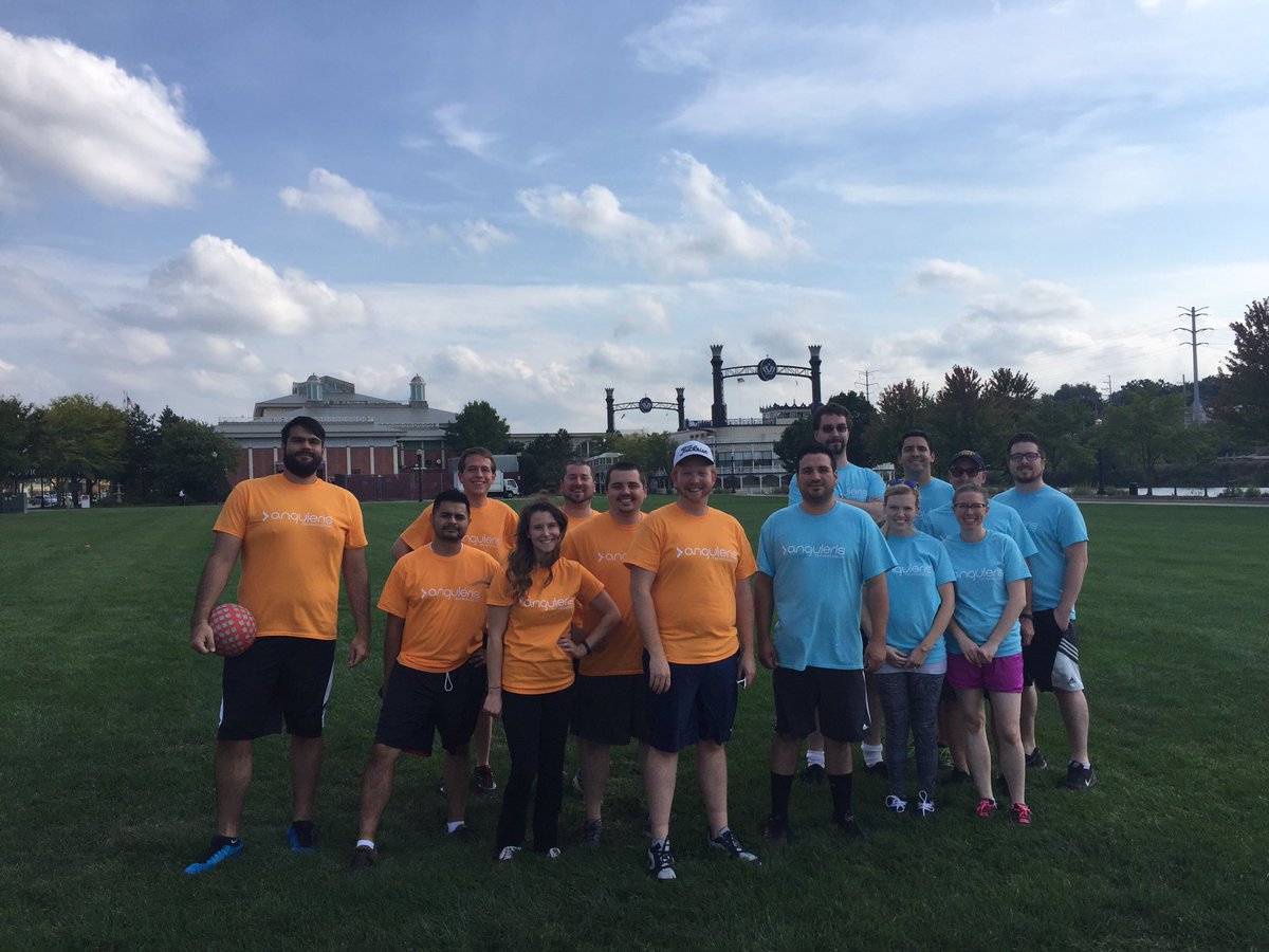 Anguleris's tweet image. #Anguleris enjoyed some healthy rivalry during the annual kickball game. #orangeteamvictory