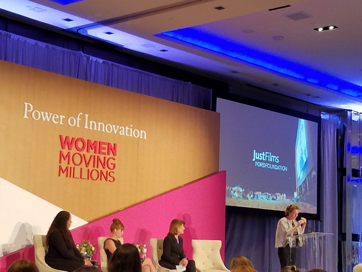 ruthannharnisch's tweet photo. When @FordFoundation Cara Mertes asked #WMMSummit "How many have invested in film?" MANY hands went up. #wmmimpact https://t.co/2sBXrjUlE5