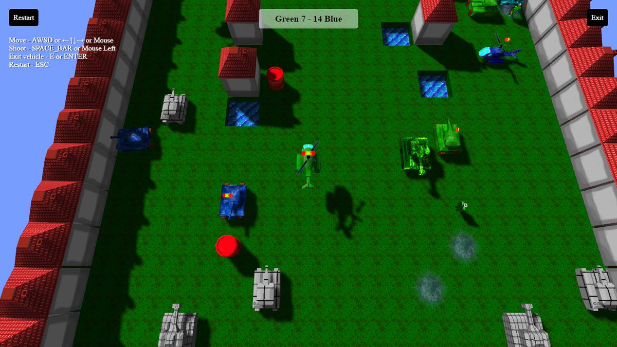 slobodan4nista's tweet photo. #screenshotsaturday #gamer #gamedev #indiegame #indiegamelover #indiegamdev #gameing #indiedev #demo #tank #arcade https://t.co/ec1EK4B3y3