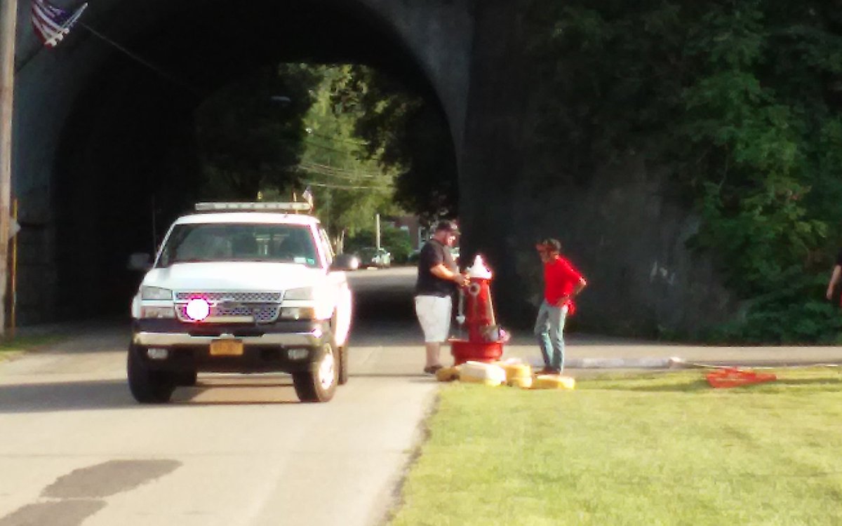 TheObserverNY's tweet photo. Silver Creek & Hanover FDs prepping for the #festivalofgrapes Hose Race! Bring your umbrellas! #OBSERVERcoverage https://t.co/L9kNzSaHDZ