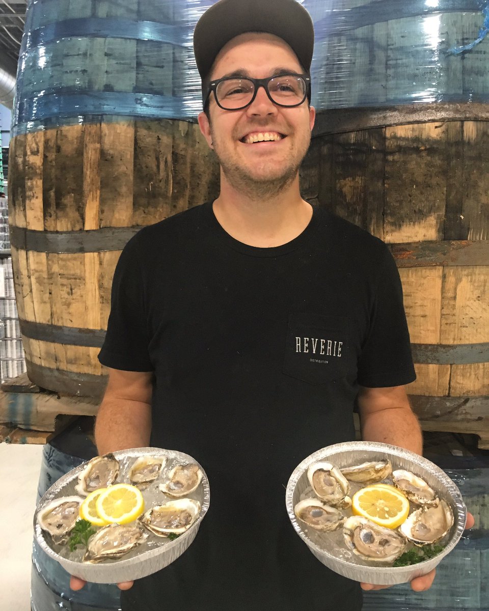 Justin aka Cat Boy is loving these incredible oysters from our friends <a href="/NorNeckOysters/">NorthernNeck Oysters</a>. They will be here all night!