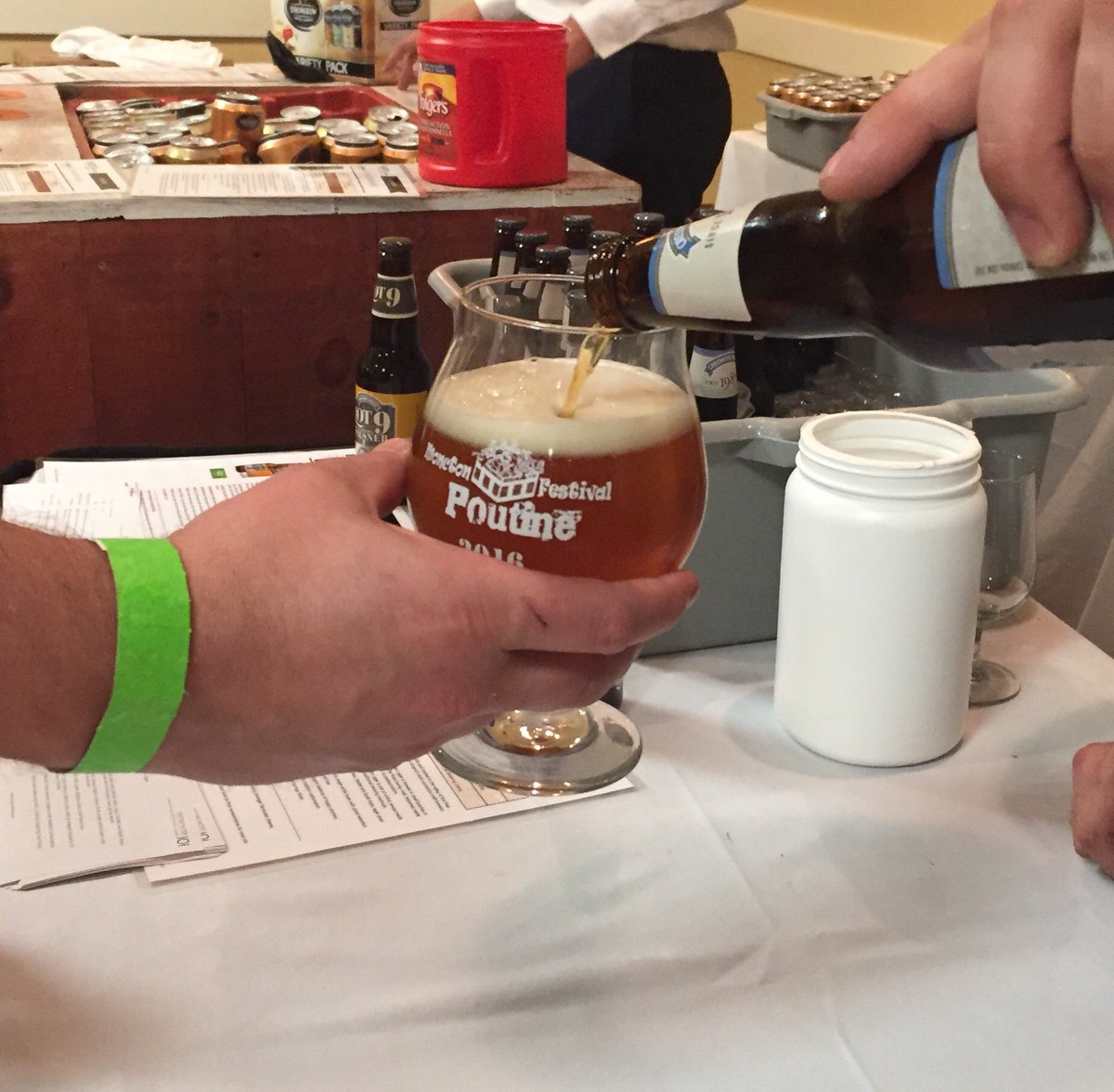 FrederictonBeer's tweet photo. #Moncton is loving our SoldOut #poutinefest @CBCMoncton @CityofMoncton https://t.co/vGCxZ3htAK