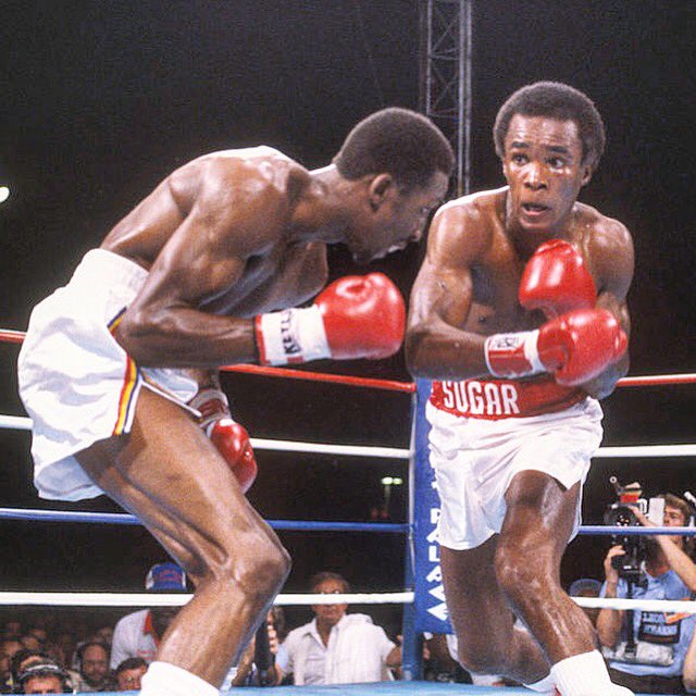 BoxingNewsED's tweet photo. #OnThisDay: Sugar Ray Leonard defeated Thomas Hearns in epic welterweight war: https://t.co/fP58YvEN2P #boxing https://t.co/fCrQUaUuIz