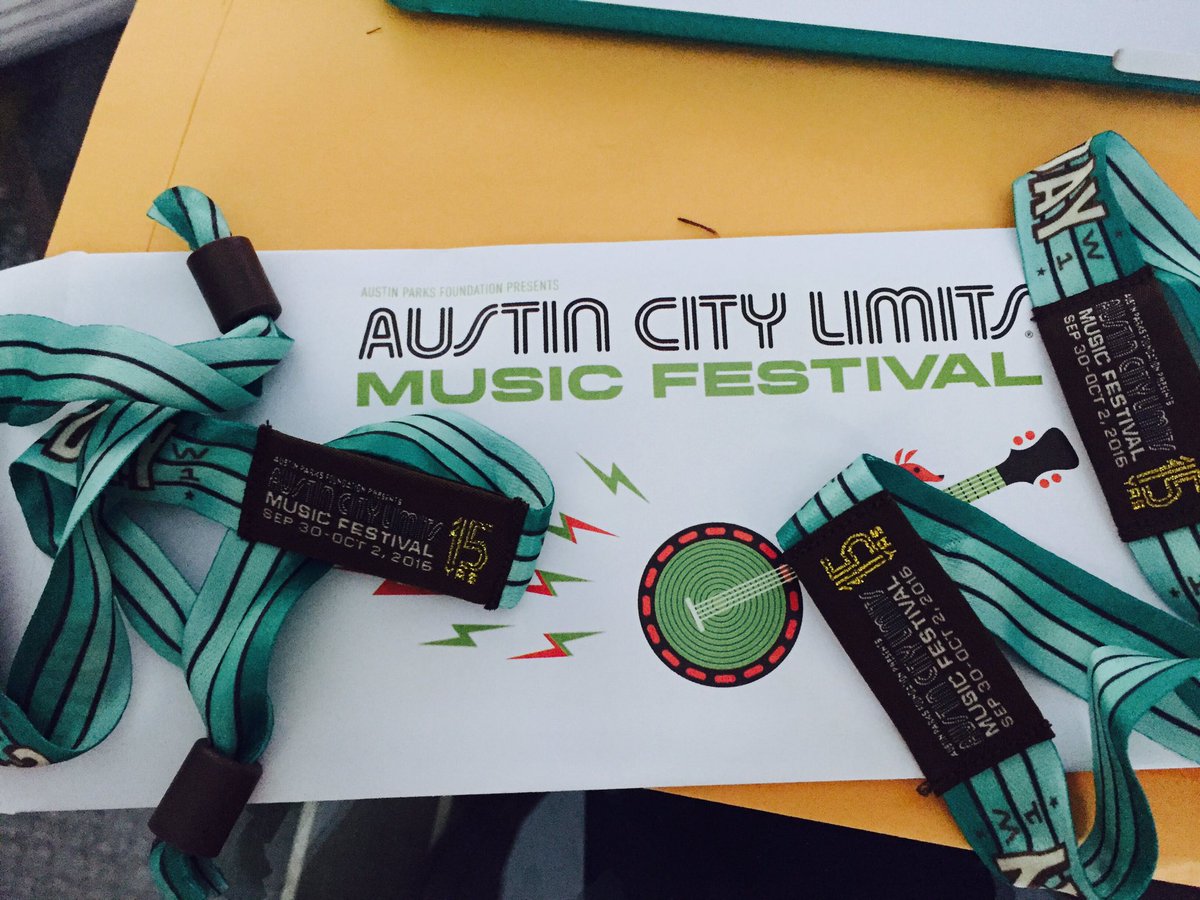 captioncomm's tweet photo. ACL wristbands, check! #ACLFest #austin #festival #atx https://t.co/yLC6qmeAJr