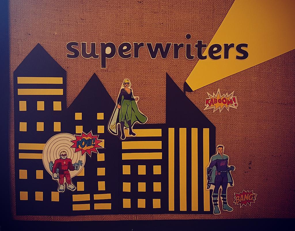 _Mrs_Starr_'s tweet photo. Year 1 @haxbyrdprimary have been working on 'super sentences' this week #captaincapital 💪 #sallyspace 👆 #fullstop 👊 https://t.co/acyVSMeVMC