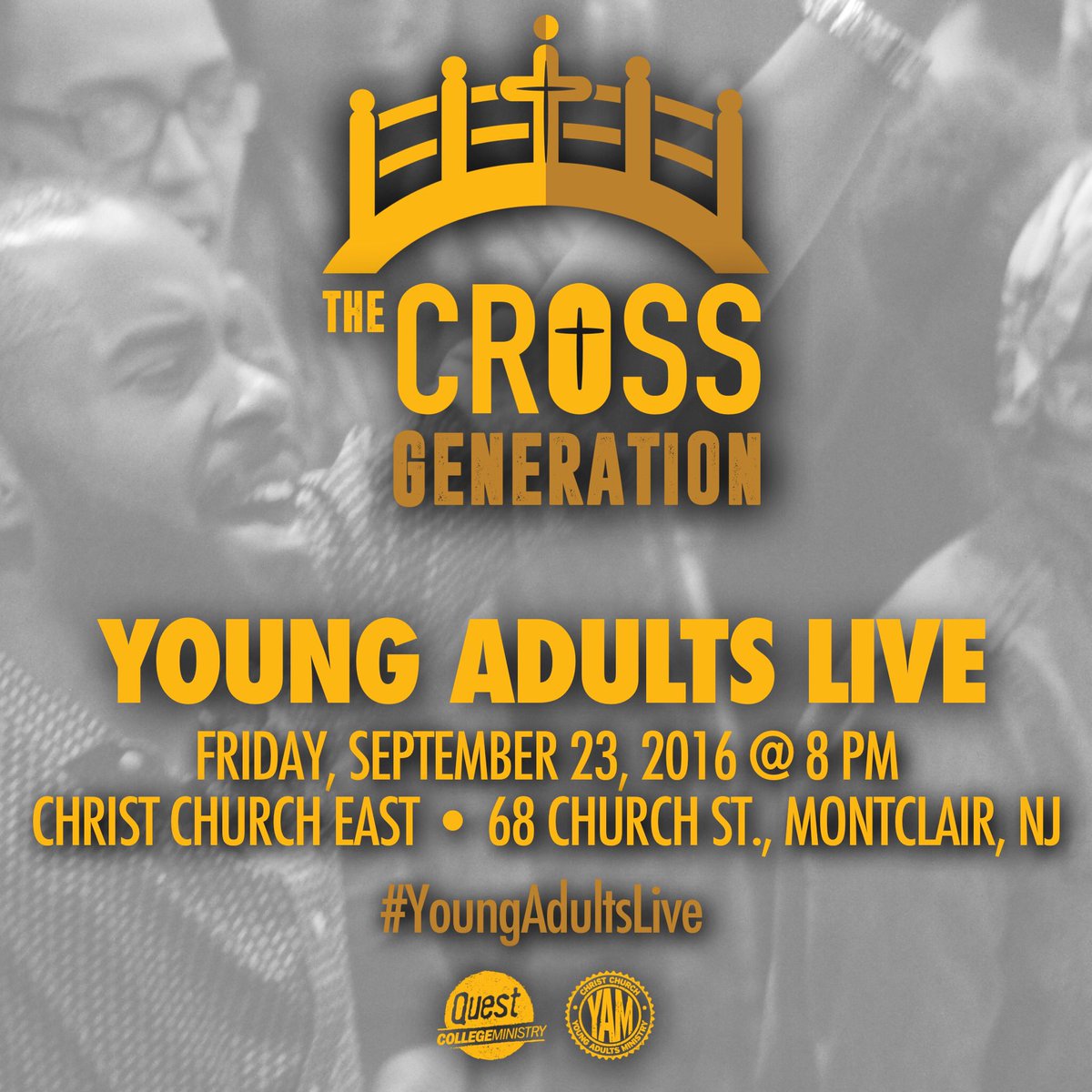 QYoungAdults's tweet photo. One week from today! #YoungAdultsLive • https://t.co/2pxpOeQDDa! #TheCrossGeneration https://t.co/ZG8WmI43Zg