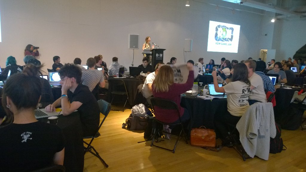 #DawnOfLife opening remarks #ROMGameJam