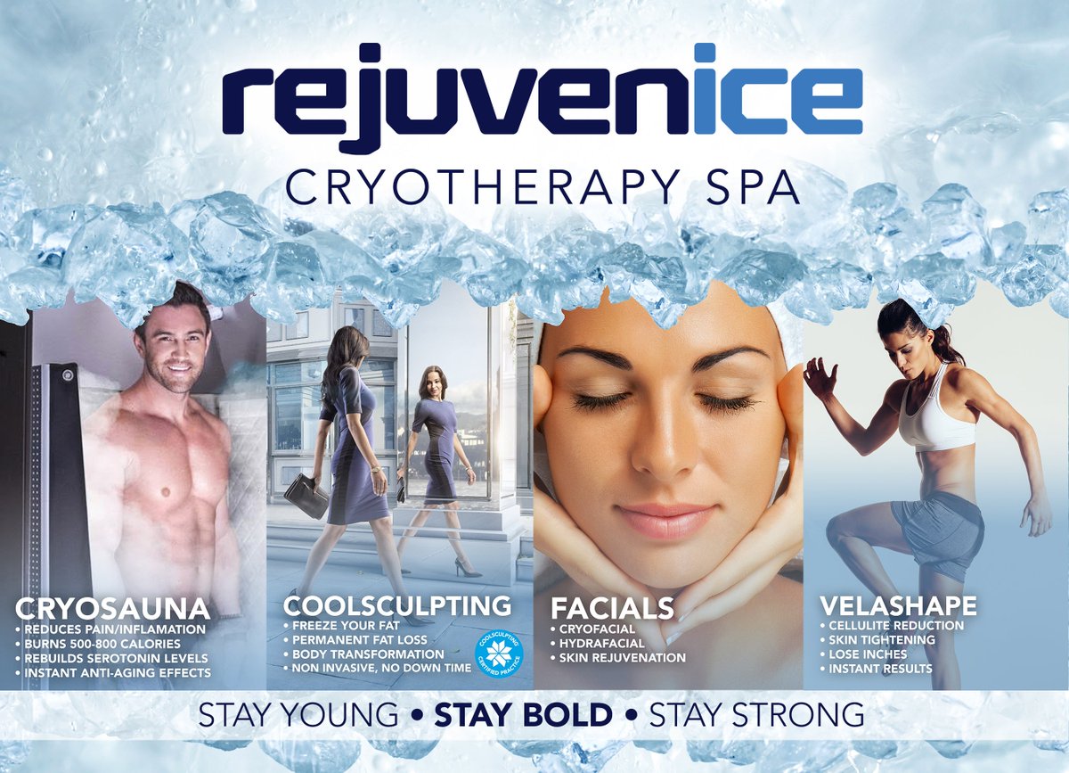 Rejuvenice's tweet photo. Check out our new menu of services! #cryotherapy #coolscultping #velashape #lasertreaments all under one roof! #spa https://t.co/009lUdRVnD