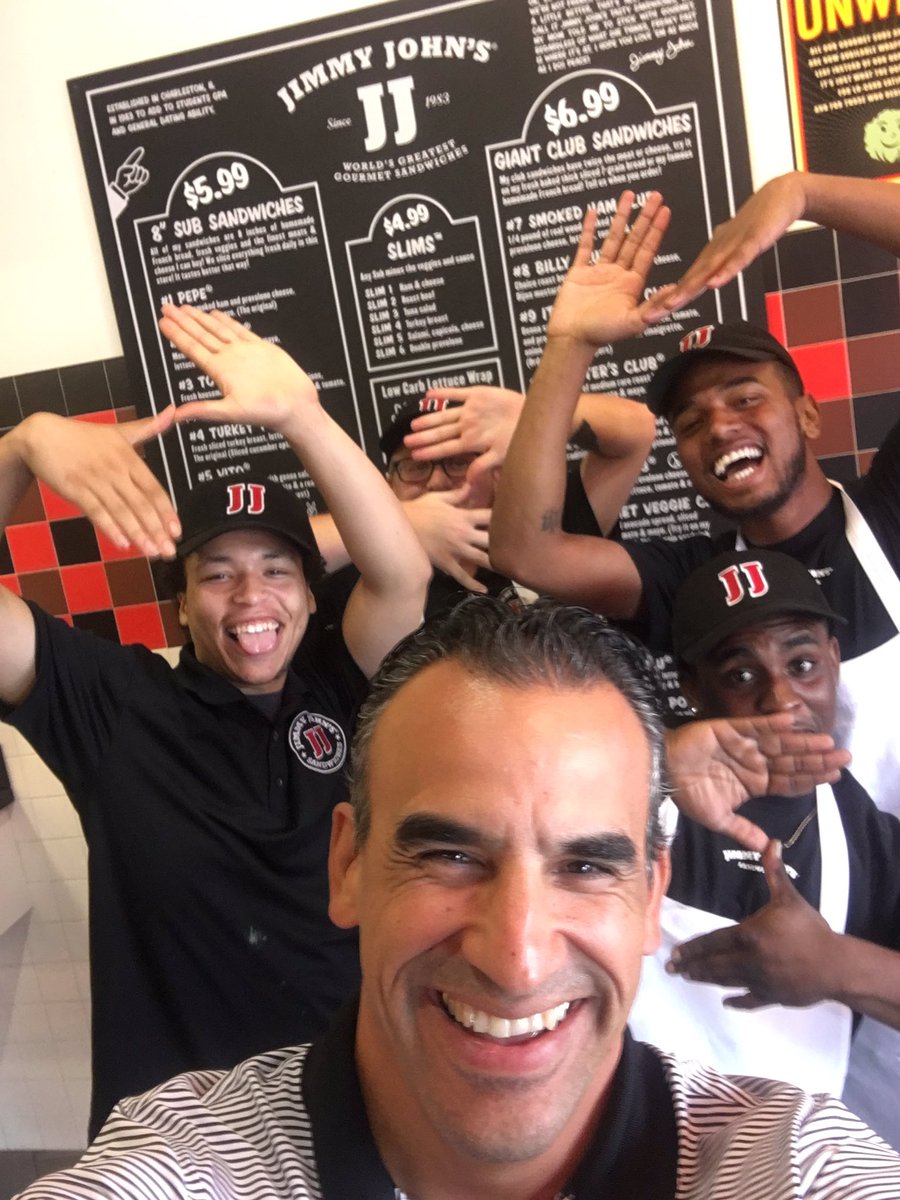 vscwintoday's tweet photo. Can't beat a Jimmy Johns sandwhich on the road! #FreakyFast #ZUdified https://t.co/qu5x1d4xa3