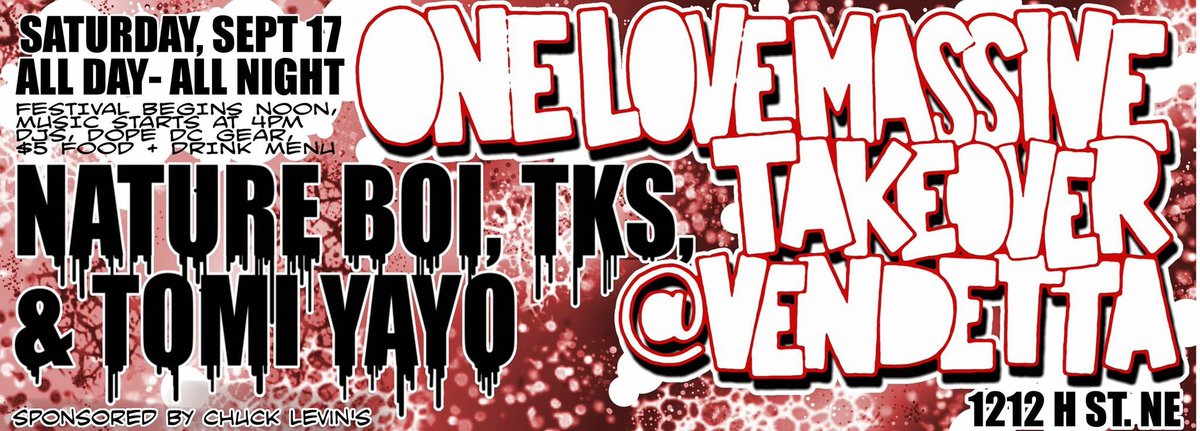 Besides #smokedturkeyleg #hotchicken #PorkBBQ there's this .<a href="/VendettaDC/">Vendetta</a> tomorrow!!! Industry folks this is 4 U!