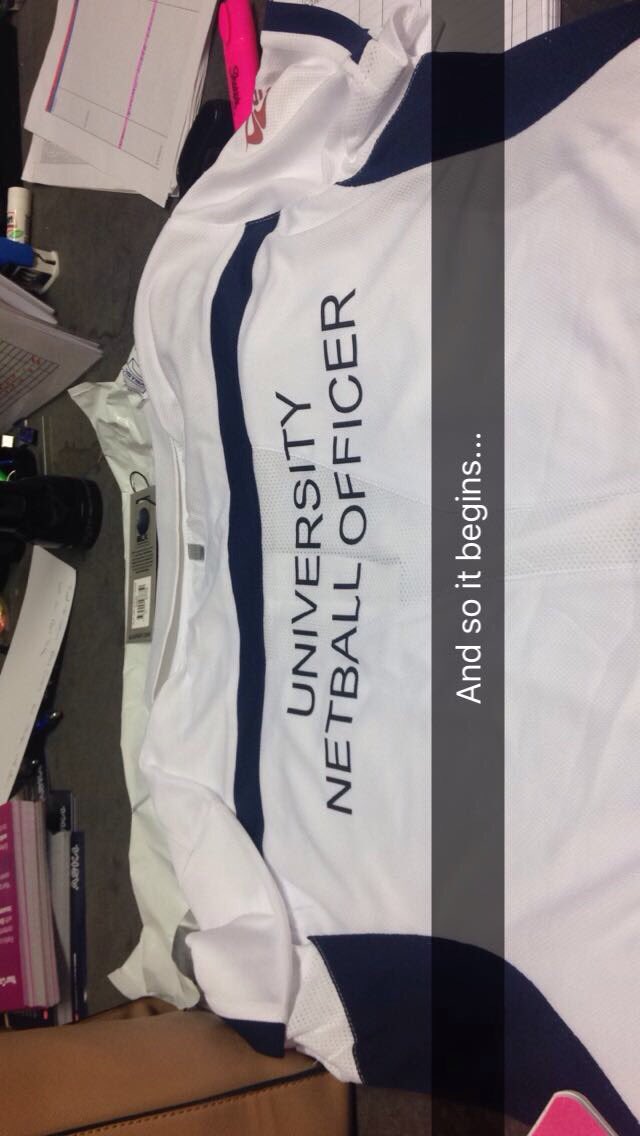 Can't wait to wear this with pride #NetballNeverStops #Teesside #UNO #proud #sportisforeveryone