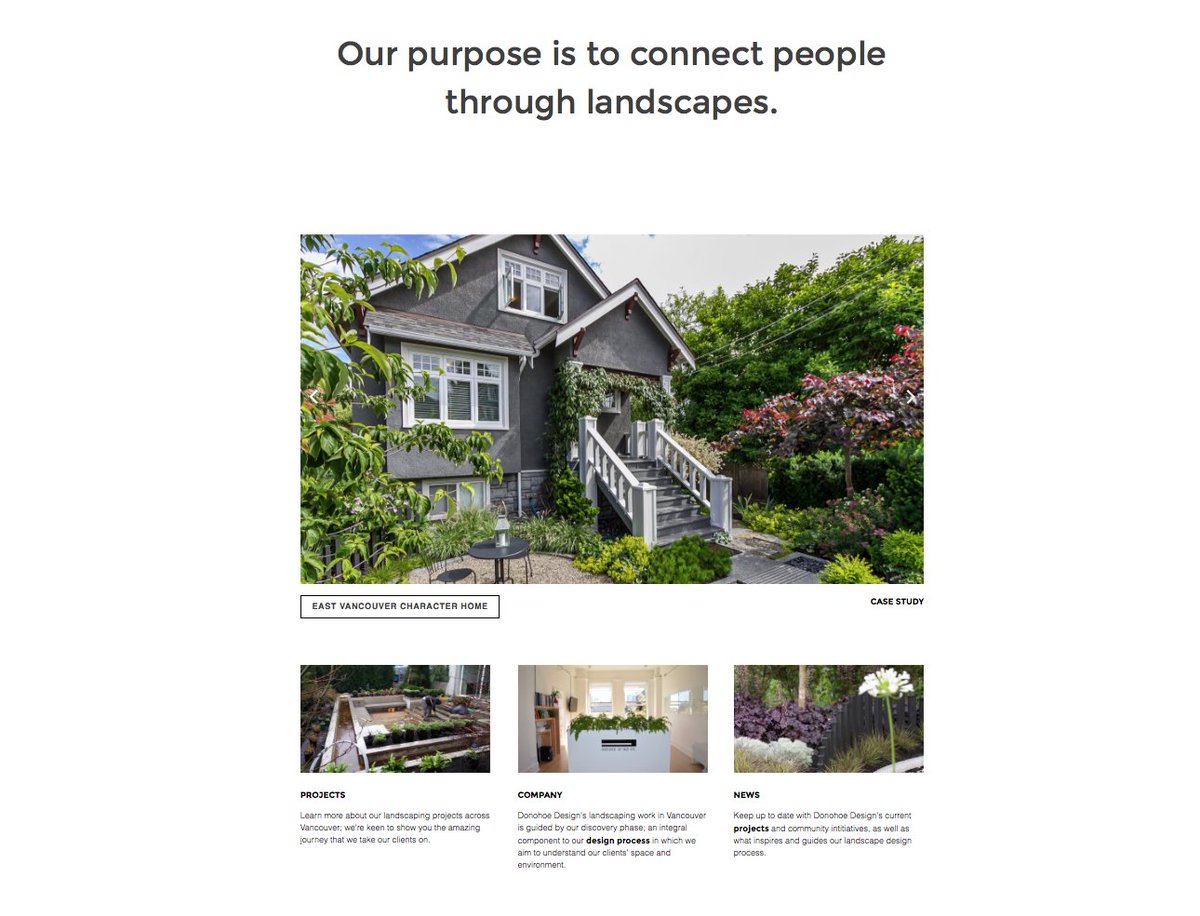 We're almost ready to launch our new site! Here's a preview... #vancouver #landscapedesign #gardendesign #gardening