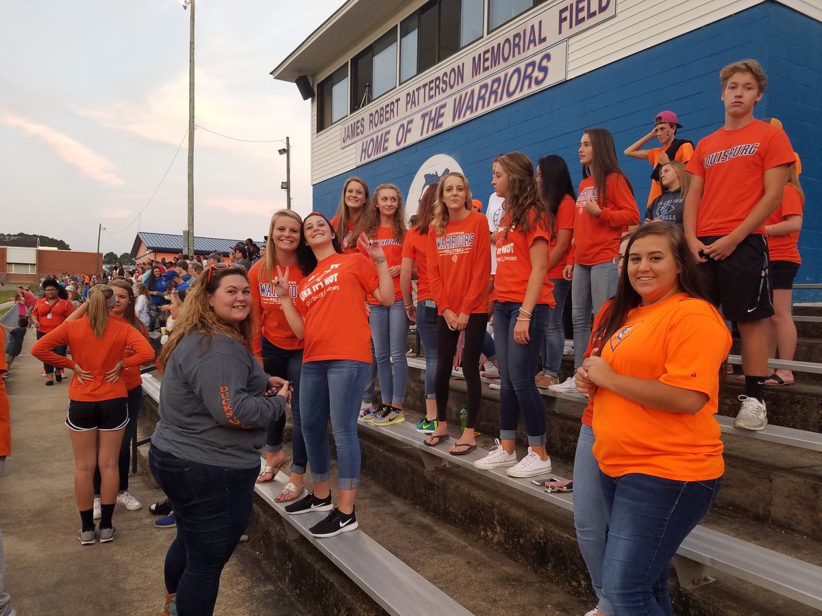 LouisburgHSFCS's tweet photo. First home game of the year!  Let's go Warriors!  @LHSAthleticsFCS #louisburgproud #warriorpride https://t.co/fcagLgvgRR