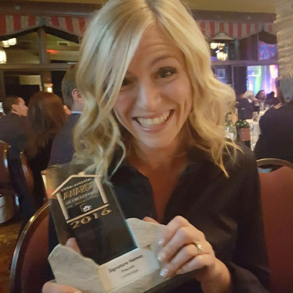 Just a little excited!! My biggest project to date won a provincial award!!