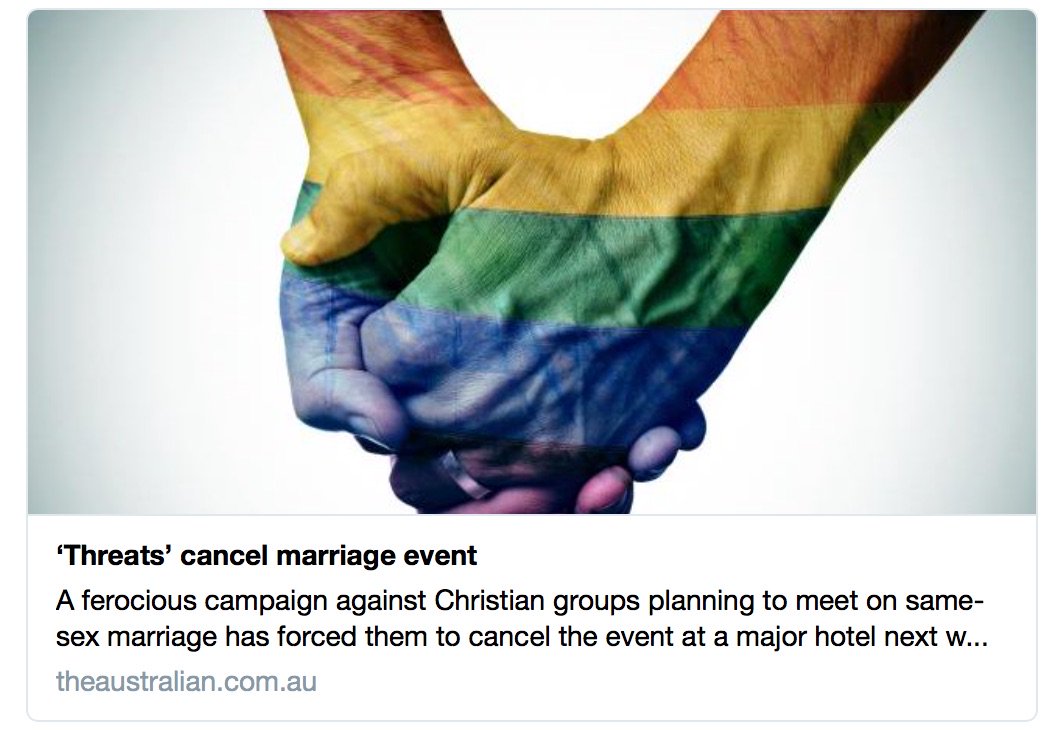 PPantsdown's tweet photo. How the Australian Christian Lobby and The Australian collude to create false 'threats' : https://t.co/nzDCNg4e9w https://t.co/q9LjGRcdHh