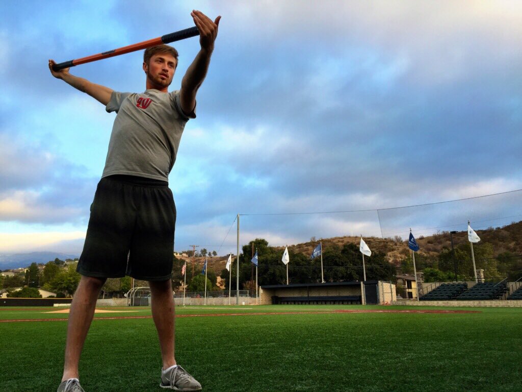 StickMobility's tweet photo. We've got #baseballmobility down too.
A great post workout stretch to open up the shoulders #StickMobility https://t.co/q7XK3dsyhh
