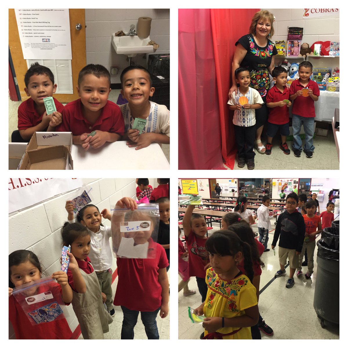 MoralesA_TISD's tweet photo. Our PBIS HISS Cobra Store was ready for our students #TeamSISD https://t.co/Ynbq2x9z2J
