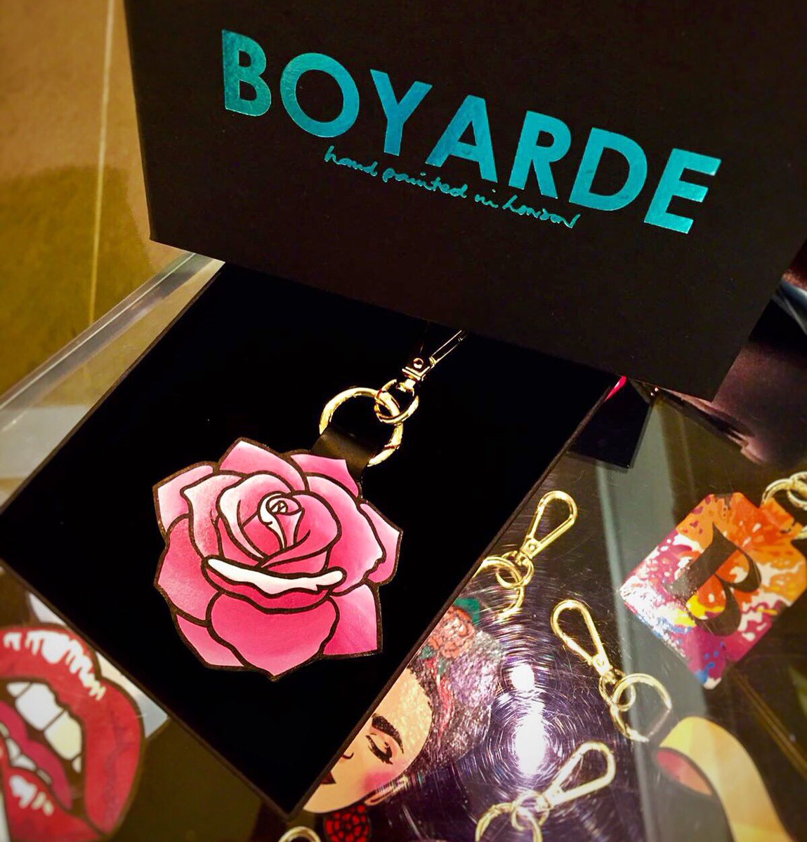 BoyardeArt's tweet photo. Pick up my hand painted personalised Charms this weekend, only @Selfridges London, &amp;come &amp;meet me #boyarde #lfw https://t.co/bGDtOO1xkj