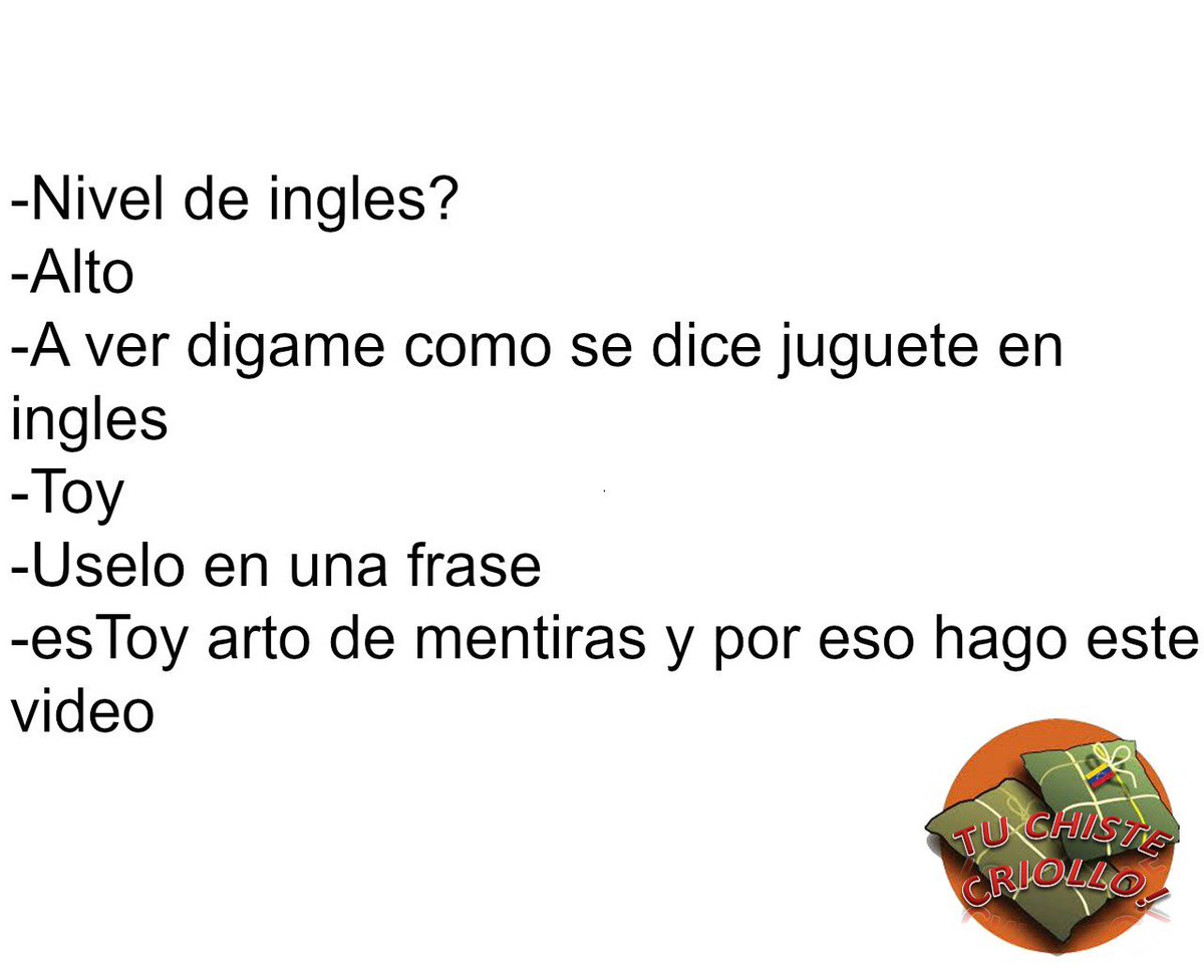 TuChisteCriollo's tweet photo. chistes del dia
#ViernesDeGanarSeguidores 
#FelizViernes 
#SIGUEMEYTESIGO https://t.co/mxzuNHG1w2