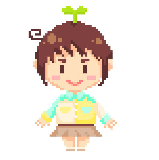 MameCoffee_oO's tweet photo. なたまめドット絵ぴょーんっ！
（上にスワイプすると飛ばして遊べる仕様） https://t.co/mkMtkiPL91